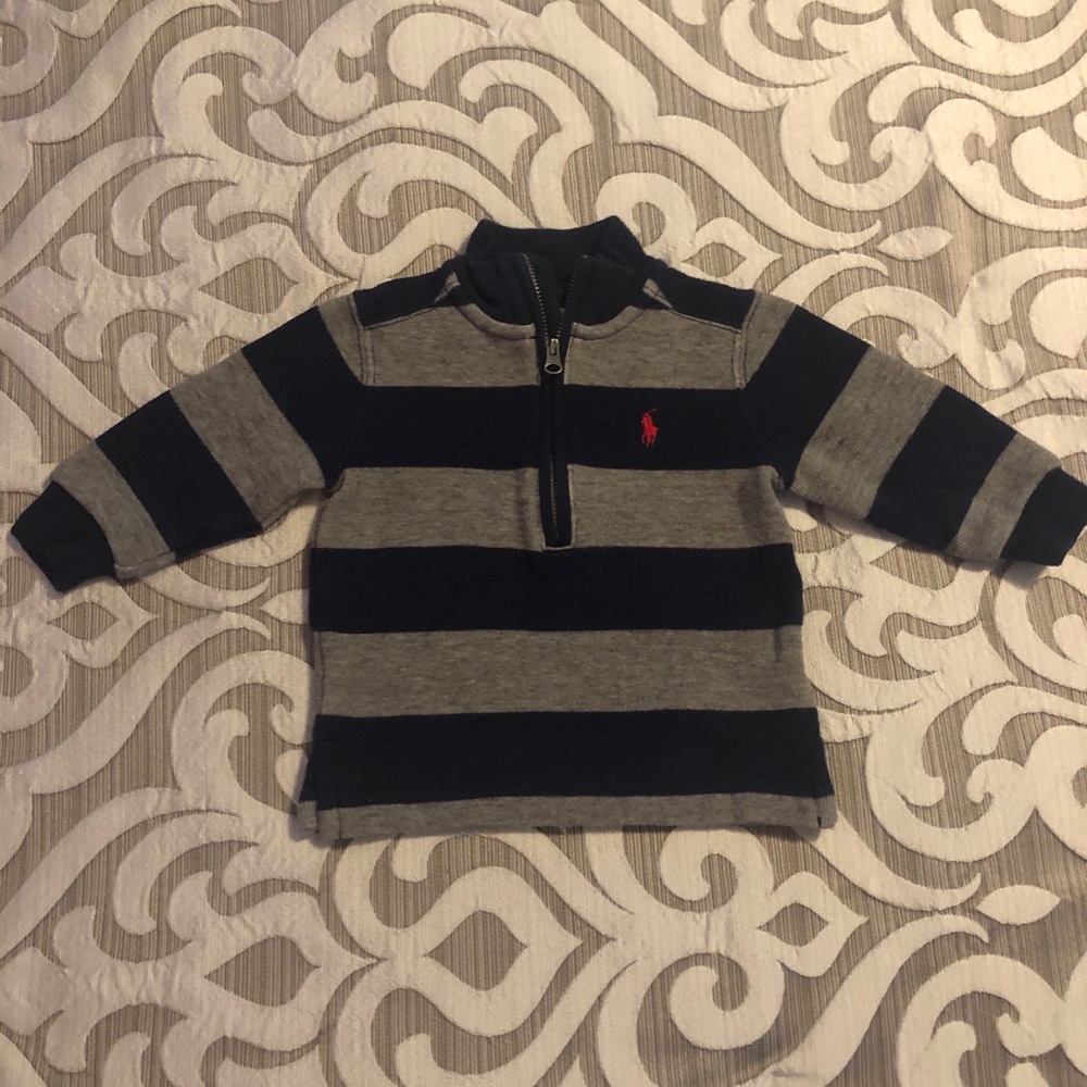 Ralph Lauren Polo half zip sweater 12 months
